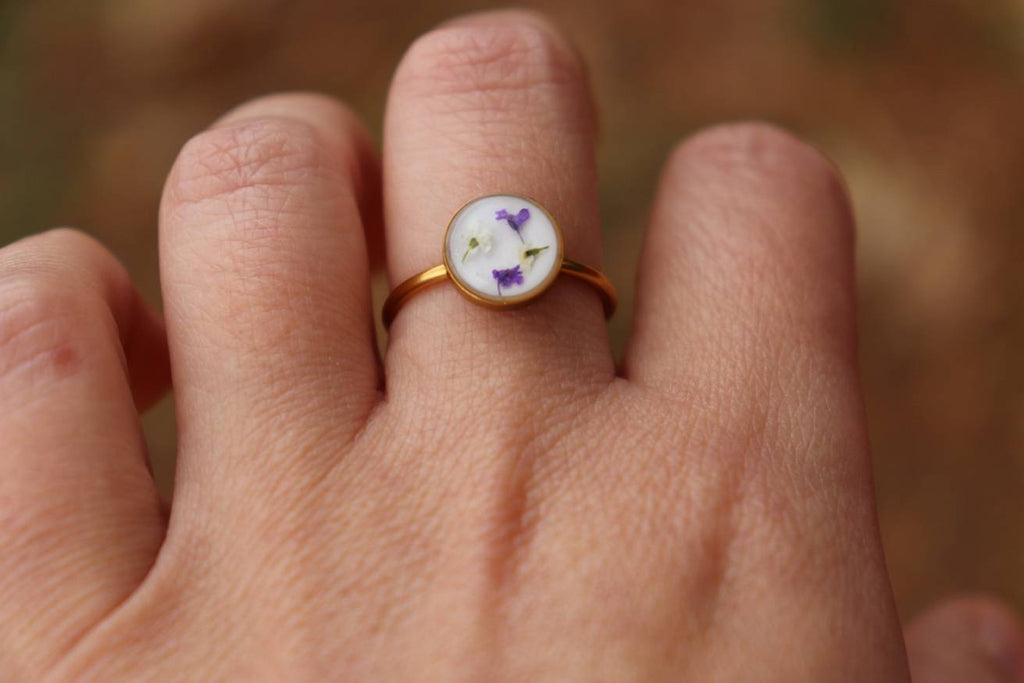 Cora Bloom — Wild Violet Ring