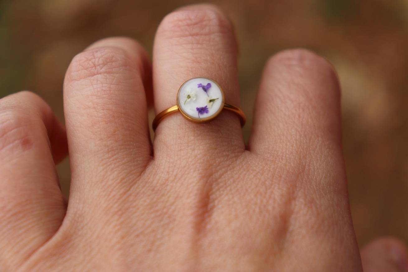 Cora Bloom — Wild Violet Ring
