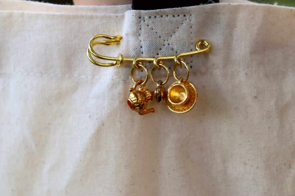 Tea Charm Brooch