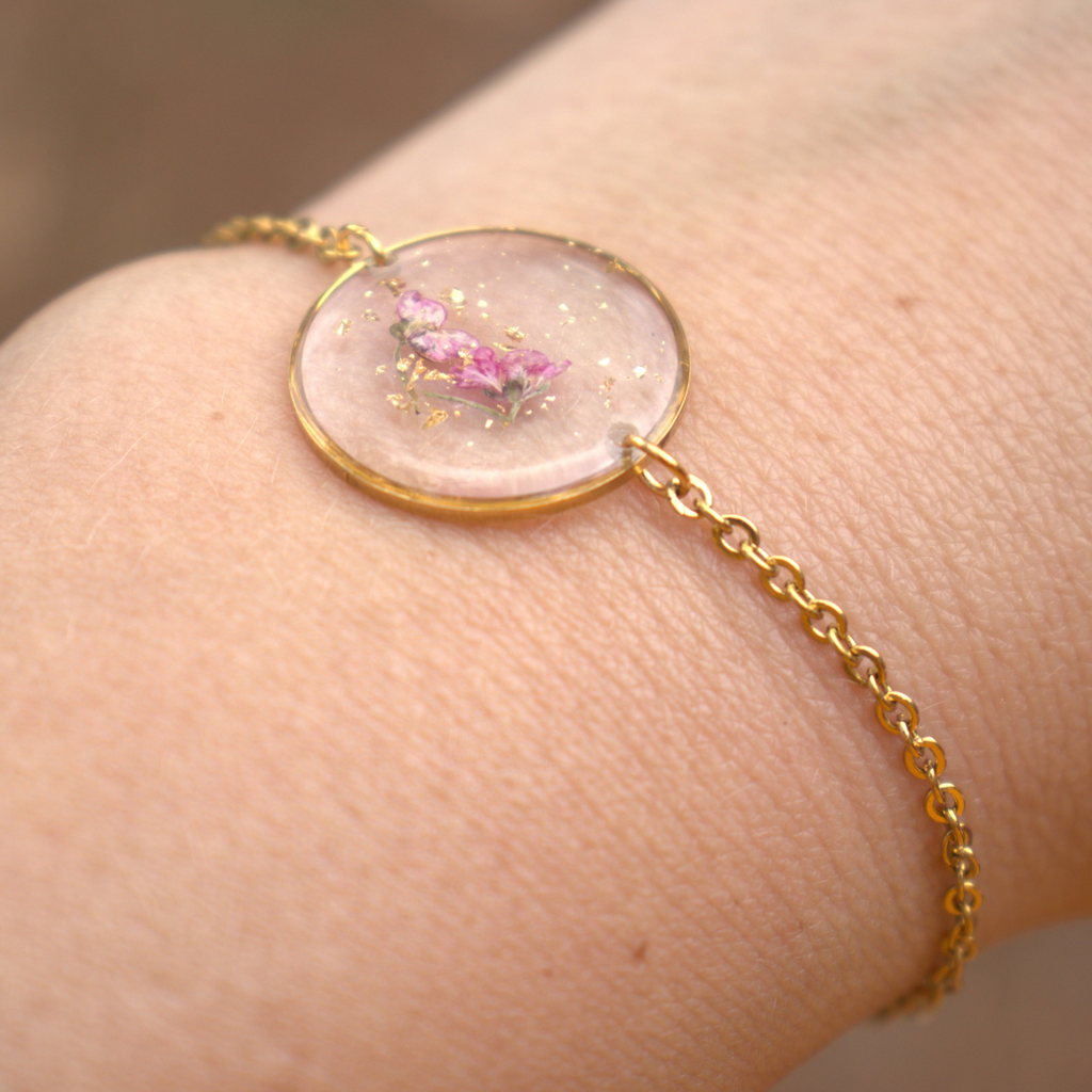 Cora Bloom — Pink Meadow Bracelet