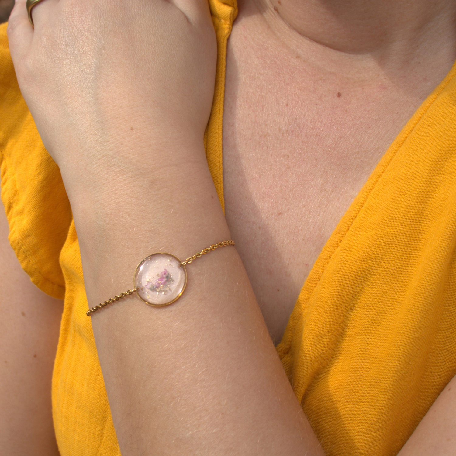 Cora Bloom — Pink Meadow Bracelet