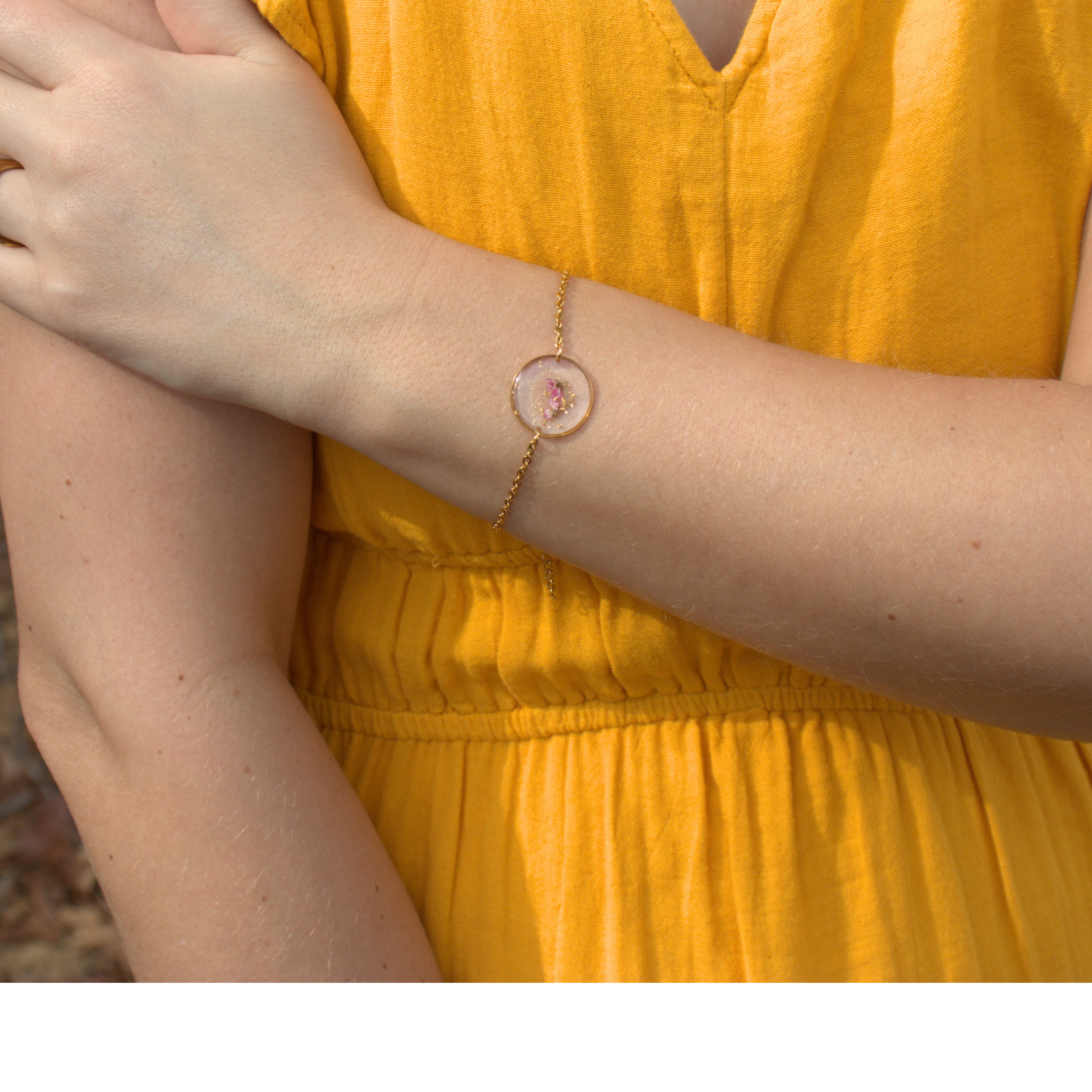 Cora Bloom — Pink Meadow Bracelet